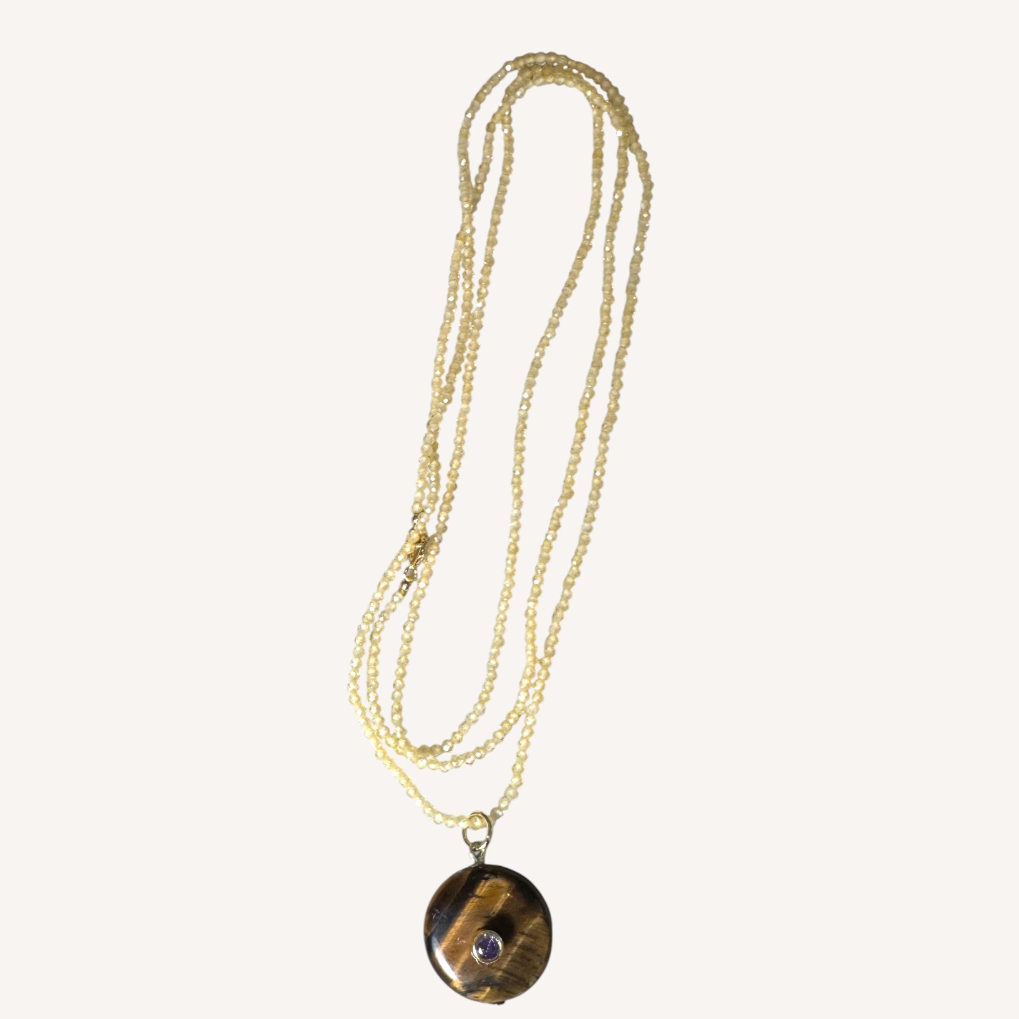 Tulum Long Stone Necklace